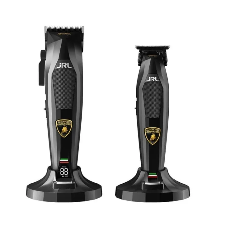 JRL Lamborghini Diamante Black Clipper + Trimmer – Ediție Limitată cu Design Exclusiv și Performanță de Top - Aparatură