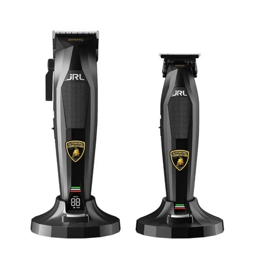 JRL Lamborghini Diamante Black Clipper + Trimmer – Ediție Limitată cu Design Exclusiv și Performanță de Top - Aparatură