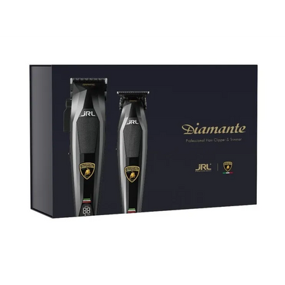 JRL Lamborghini Diamante Black Clipper + Trimmer – Ediție Limitată cu Design Exclusiv și Performanță de Top - Aparatură