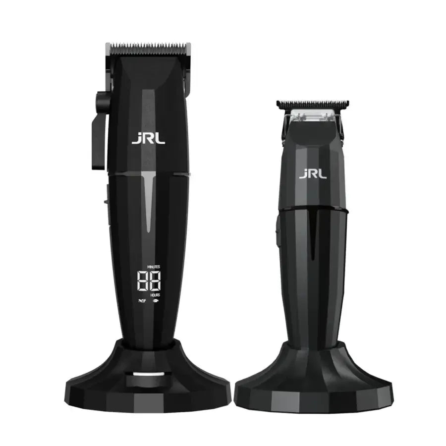 JRL Onyx Combo Collection – SET de Mașină Tuns 2020C-B 7500 RPM și Trimmer CORDLESS 2020T-B cu Tehnologie Smart-Clip
