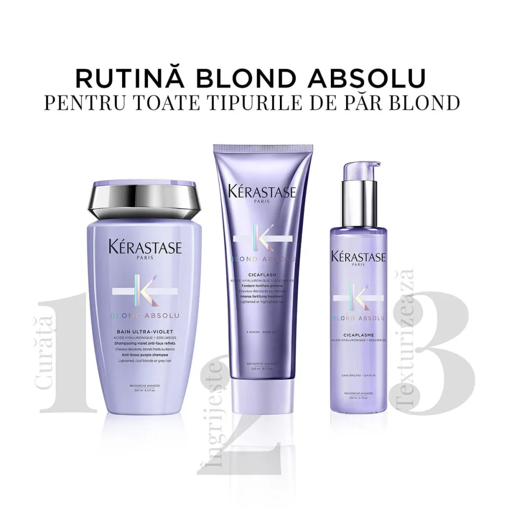 Kerastase Blond Absolu Set Cadou Trio 2022 (Sampon 250ml+Tratament 250ml+Serum 150ml)