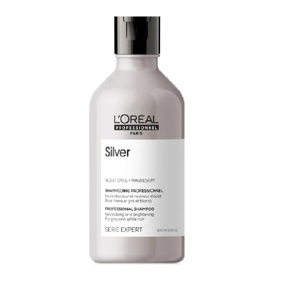 L’Oréal Professionnel Serie Expert Silver Sampon argintiu pentru par blond 300 ml