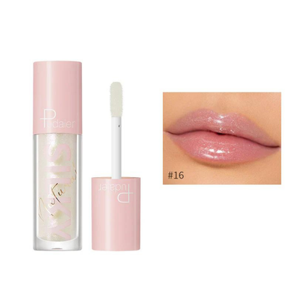 Luciu de Buze Pentru Strălucire Delicată și Hidratare de Durată Pudaier Gloss Bomb Silky Natural - 16 - Make-up