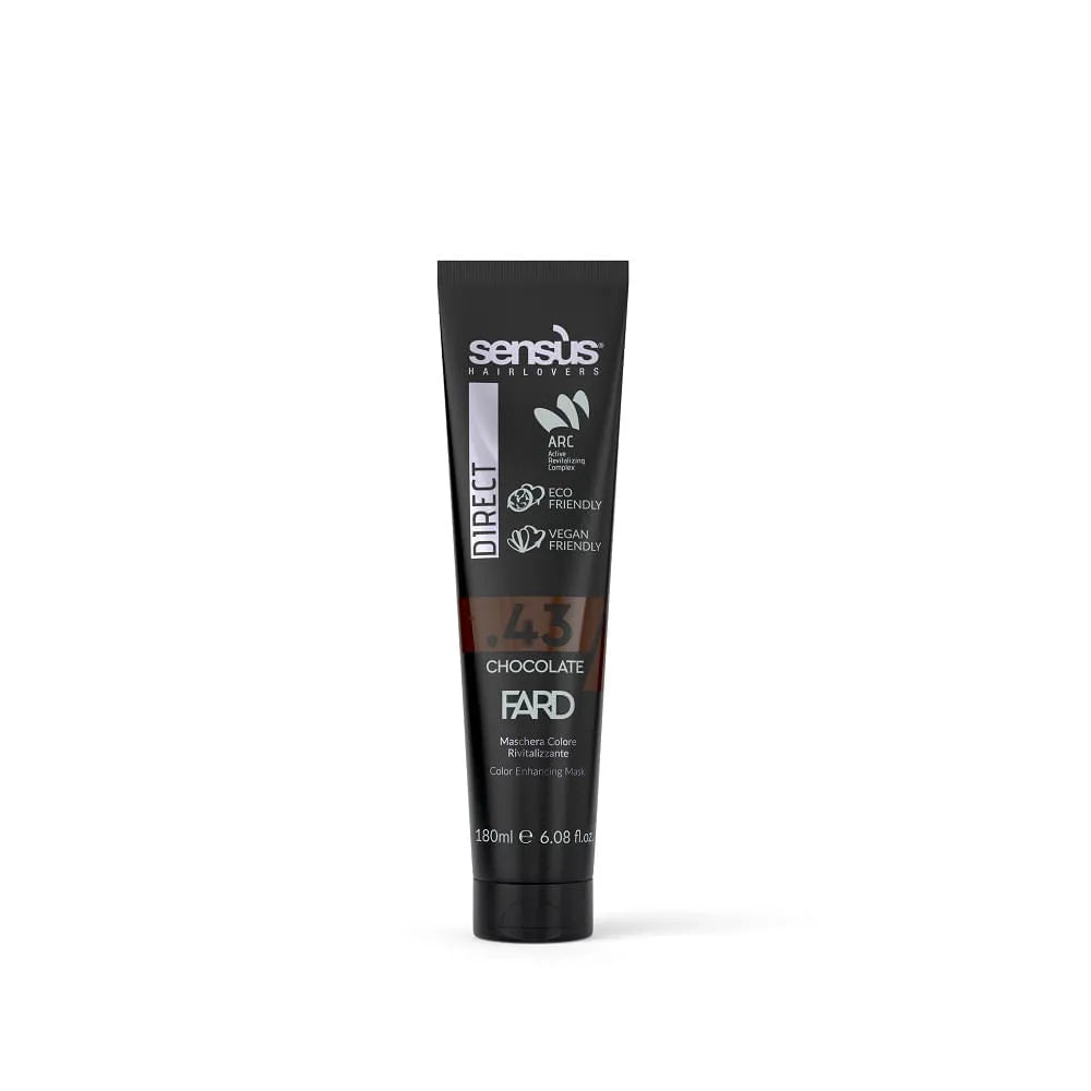 Mască De Colorare Directă Sensus Direct Fard Coloring Mask 180ml - 180 ml / 43 CHOCOLATE-CIOCOLATA - Păr