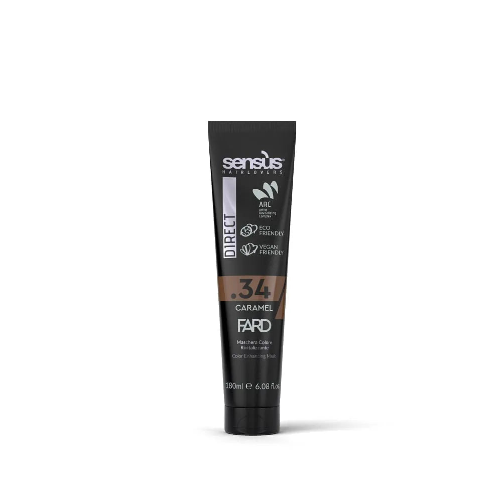 Mască De Colorare Directă Sensus Direct Fard Coloring Mask 180ml - 180 ml / 34 CARAMEL-CARAMEL - Păr