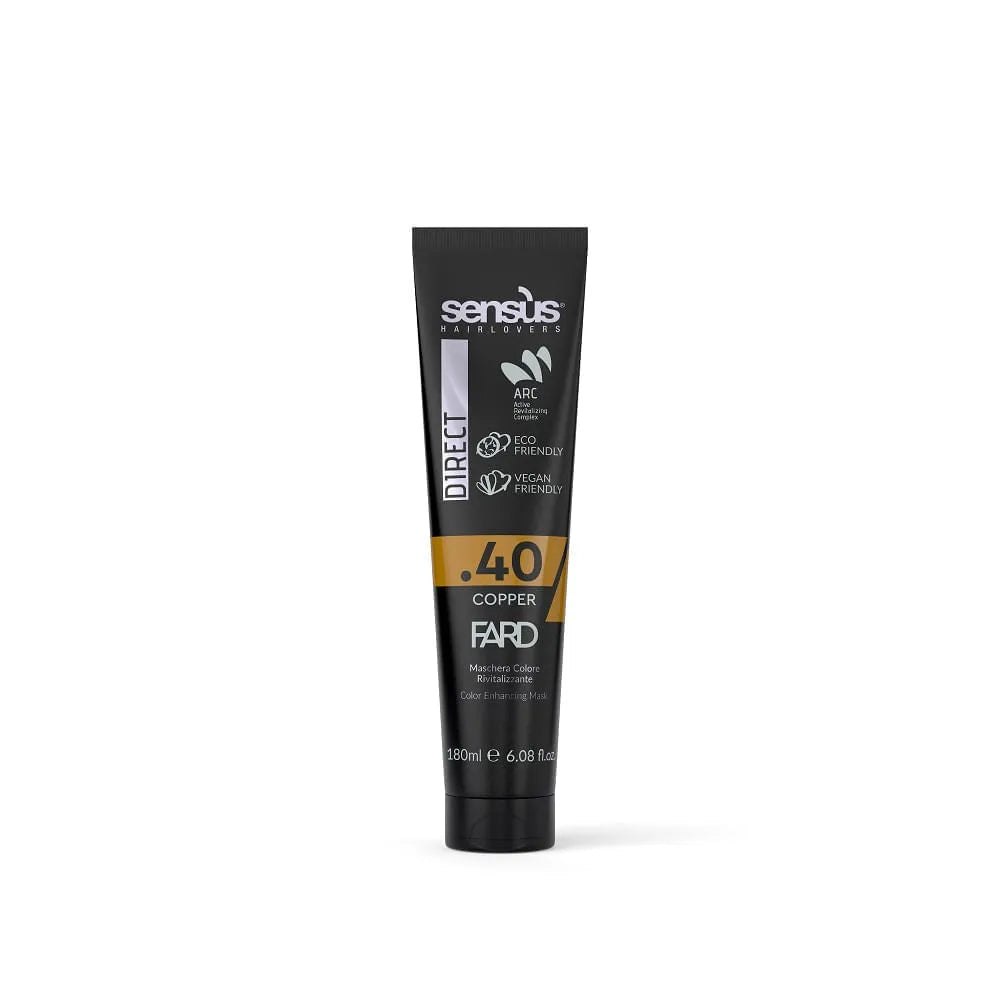 Mască De Colorare Directă Sensus Direct Fard Coloring Mask 180ml - 180 ml / 40 COPPER-CUPRU - Păr