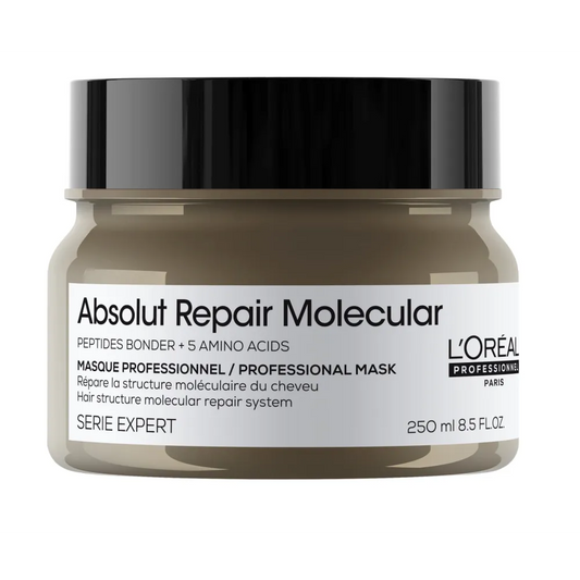 Mască De Păr Pentru Regenerare Moleculară L’Oreal Professionnel Serie Expert Absolut Repair Molecular - 250 ml - Păr