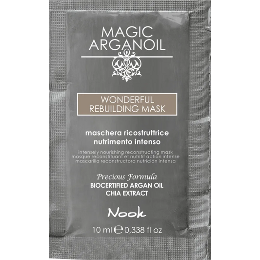 Mască De Păr Restructurantă Nook Magic Argan Oil Wonderful mostră 10ml - Păr