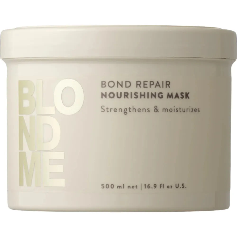 Mască Hrănitoare Schwarzkopf BLONDME Bond Repair – Nutriție Intensă & Reparare pentru Părul Blond Fragil - 500 ml - Păr