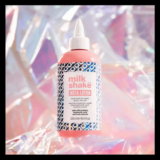 Mască Lichidă Hidratantă Pentru Strălucire Cu Efect De Oglindă MilkShake Insta.Lotion 250ml - Păr