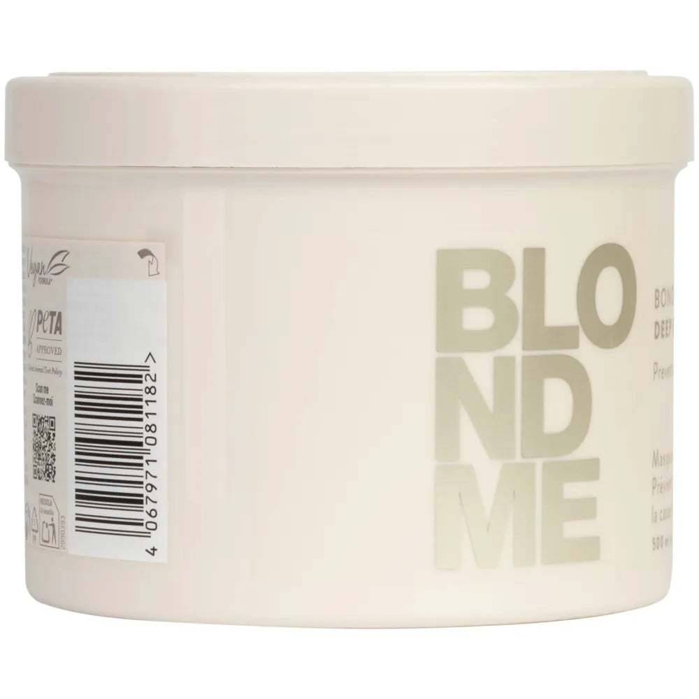 Mască Reparatorare Intensivă Schwarzkopf BLONDME Bondfinity Deep Repair – Reconstrucție Permanentă pentru Păr Blond