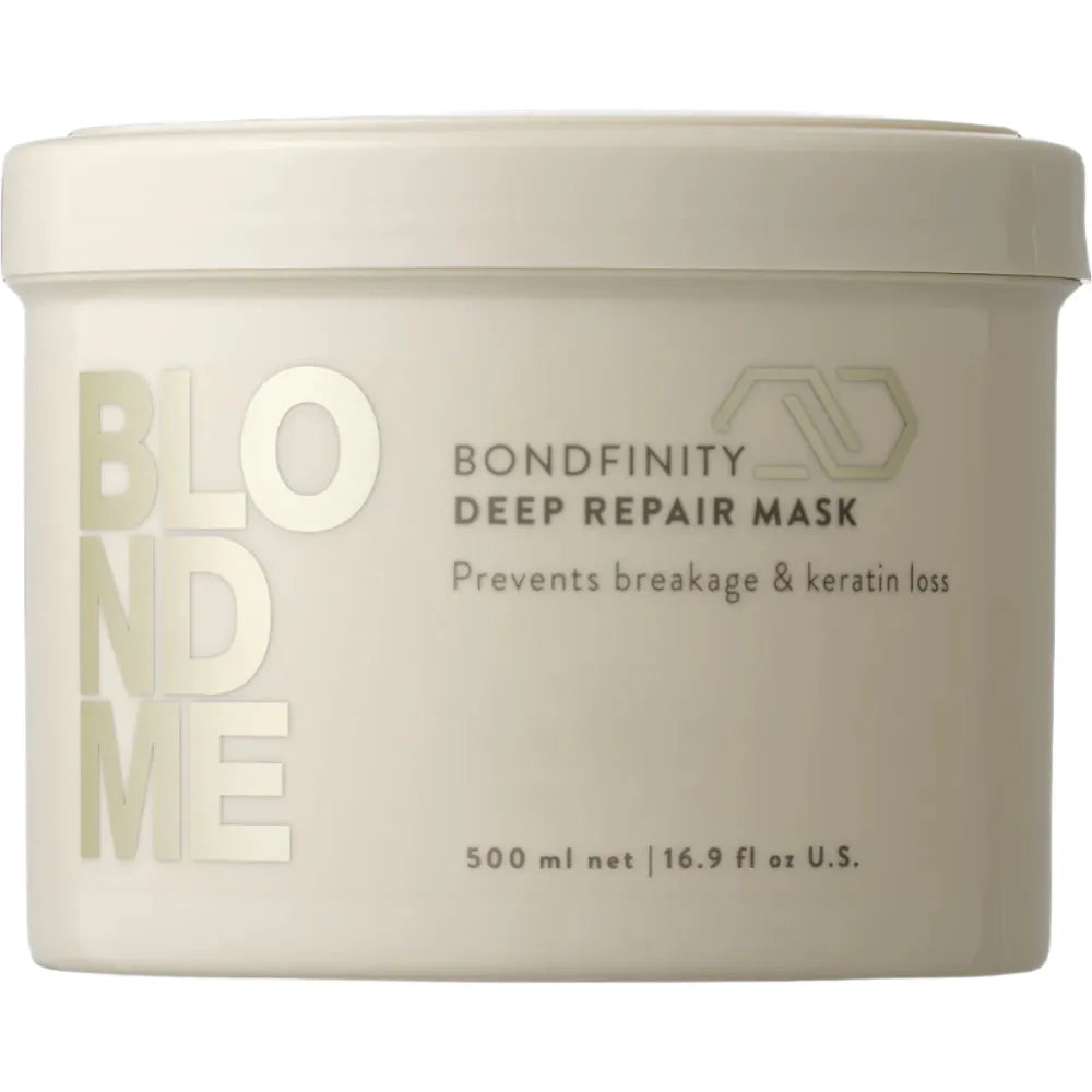 Mască Reparatorare Intensivă Schwarzkopf BLONDME Bondfinity Deep Repair – Reconstrucție Permanentă pentru Păr Blond