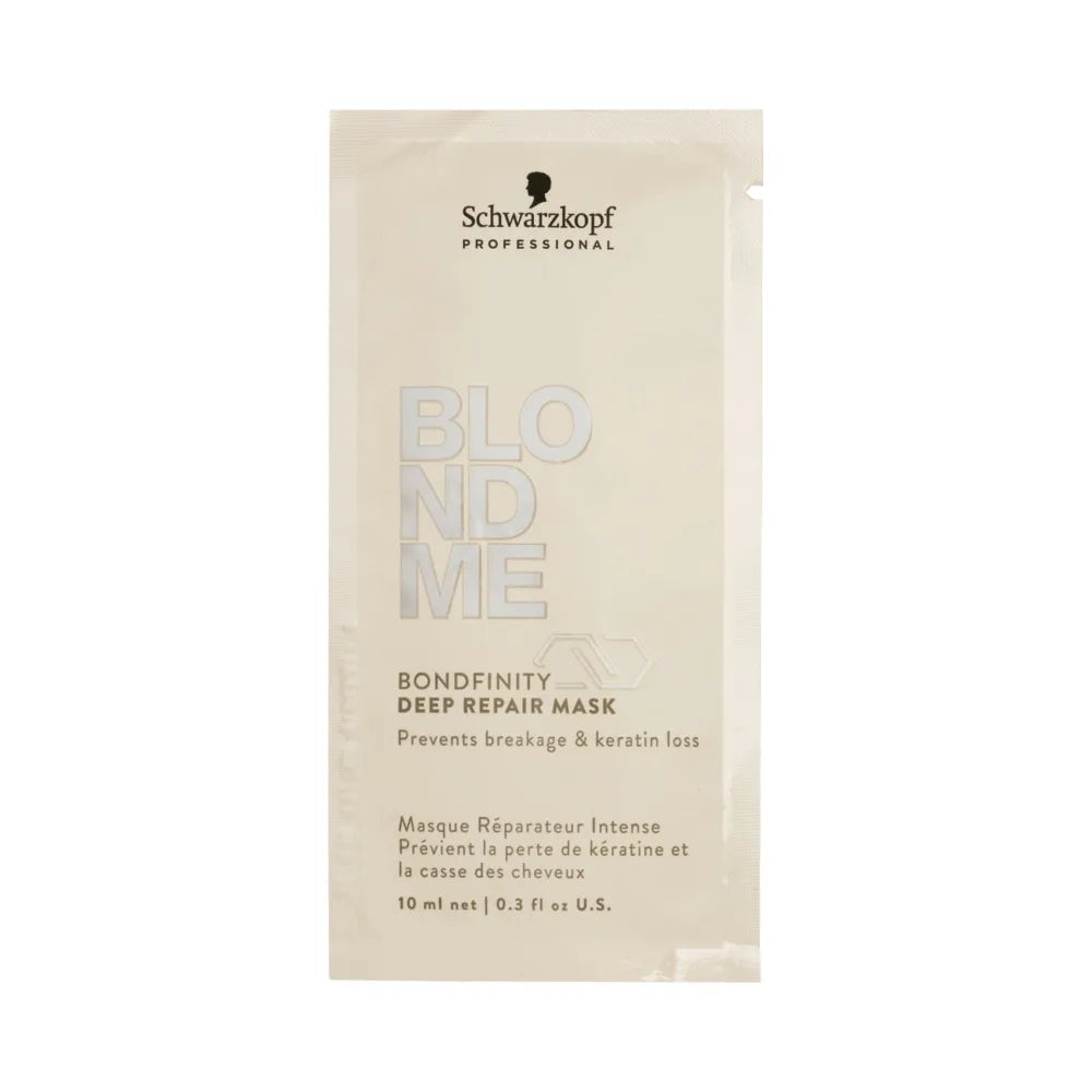 Mască Reparatorare Intensivă Schwarzkopf BLONDME Bondfinity Deep Repair – Reconstrucție Permanentă pentru Păr Blond