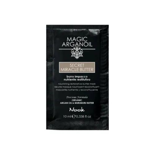Mască Restructurantă pentru Părul Deteriorat cu Unt de Argan și 91% Ingrediente Naturale Nook Magic ArganOil Secret