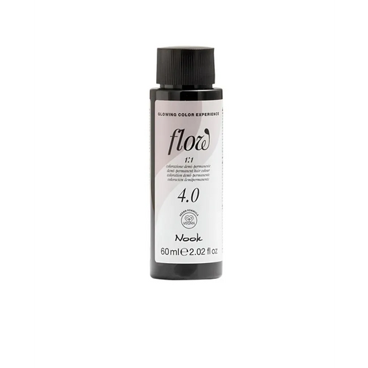 Nook Flow Vopsea-Ulei de Păr Colorant Demi-Permanent Vegan fără Amoniac 60ml - Strălucire Intensă Fără Compromisuri