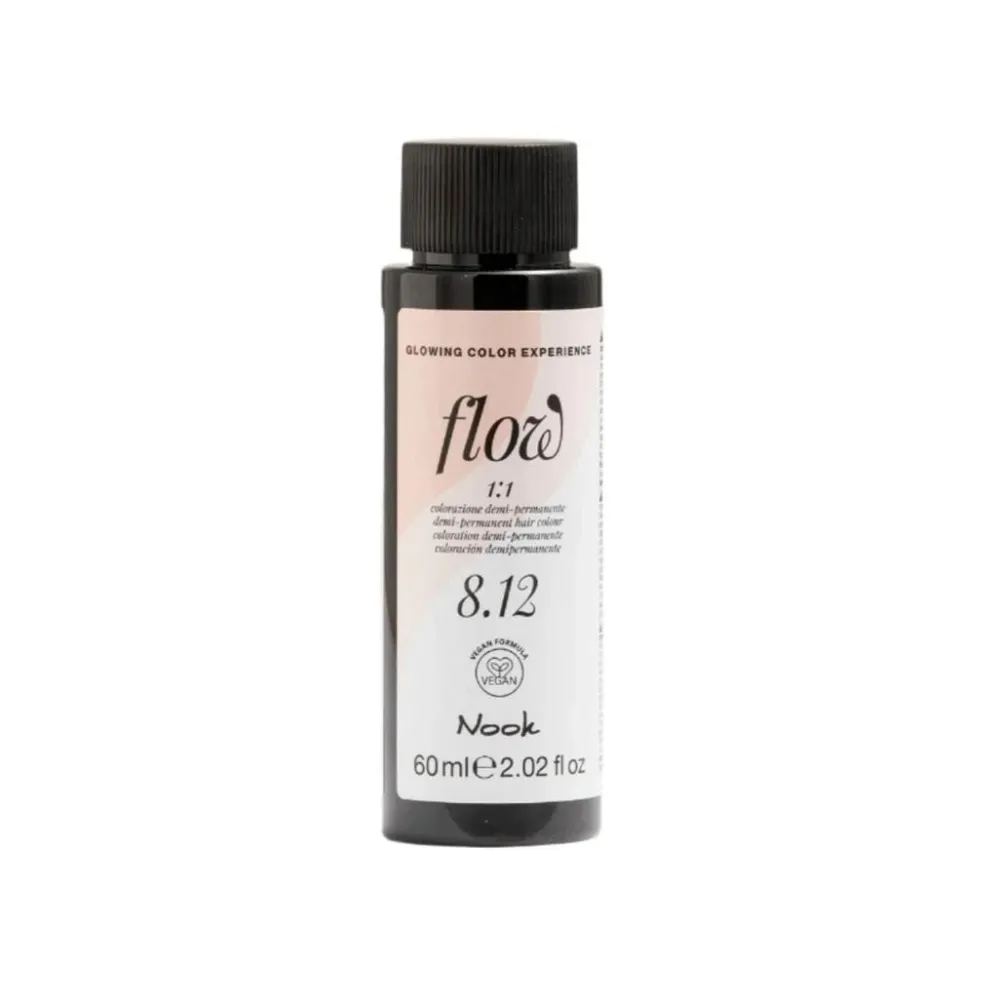 Nook Flow Vopsea-Ulei de Păr Colorant Demi-Permanent Vegan fără Amoniac 60ml - Strălucire Intensă Fără Compromisuri