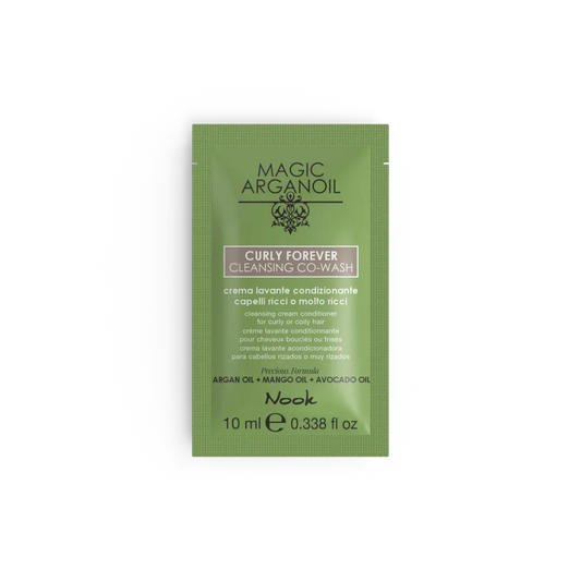 Nook Magic ArganOil Curly Forever Cleansing Co-Wash – Curățare delicată & hidratare intensă pentru părul creț și