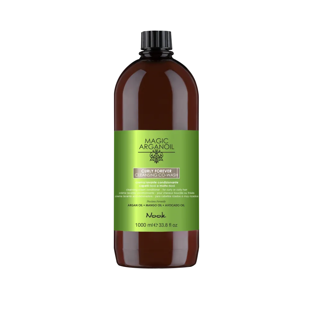 Nook Magic ArganOil Curly Forever Cleansing Co-Wash – Curățare delicată & hidratare intensă pentru părul creț și
