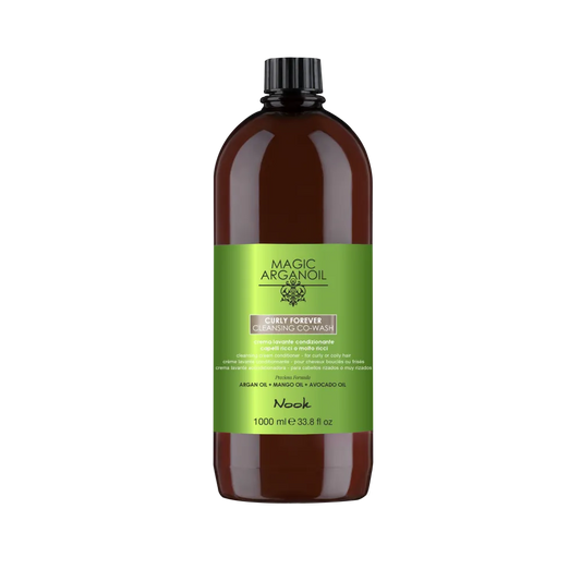 Nook Magic ArganOil Curly Forever Cleansing Co-Wash – Curățare delicată & hidratare intensă pentru părul creț și