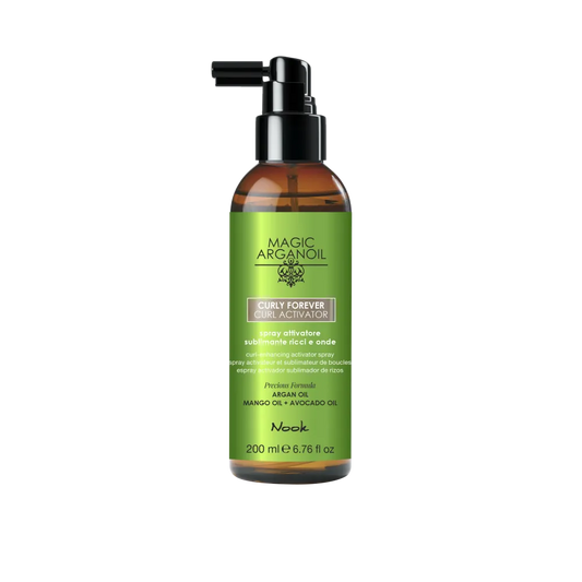 Nook Magic ArganOil Curly Forever Curl Activator Spray Activator de Bucle 200ml - Păr