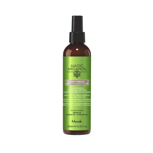 Nook Magic ArganOil Curly Forever Leave-In Conditioner Balsam Fără Clătire pentru Păr Creț și Ondulat 250 ml - Păr