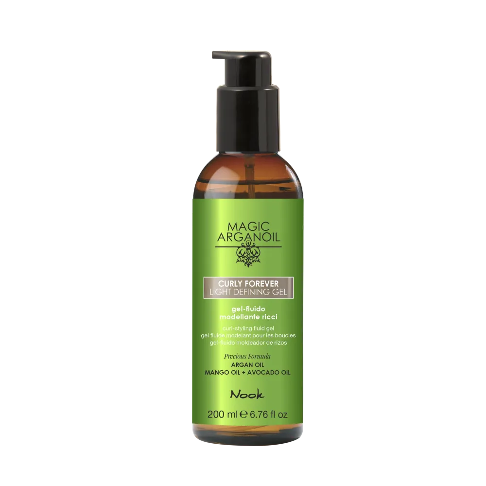 Nook Magic ArganOil Curly Forever Light Defining-Gel de Definire Ușoară pentru Bucle200ml - Păr
