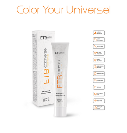 ETB Hair ColorVerse Catalog Culori Vopsea Profesională 117 Nuanțe