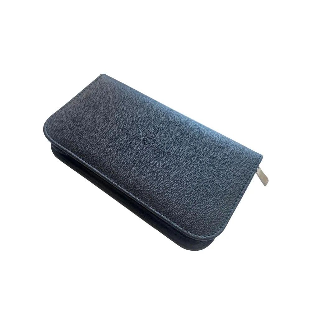 Olivia Garden Black Standard Pouch – Husă Profesională pentru Foarfeci cu 3 Compartimente Protecție Maximală și Design
