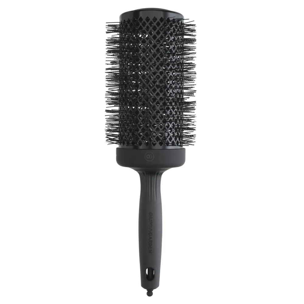 Olivia Garden Expert Blowout Black Label 65 – Perie Profesională Extra-Long cu Peri Wavy pentru Volum Maxim Strălucire