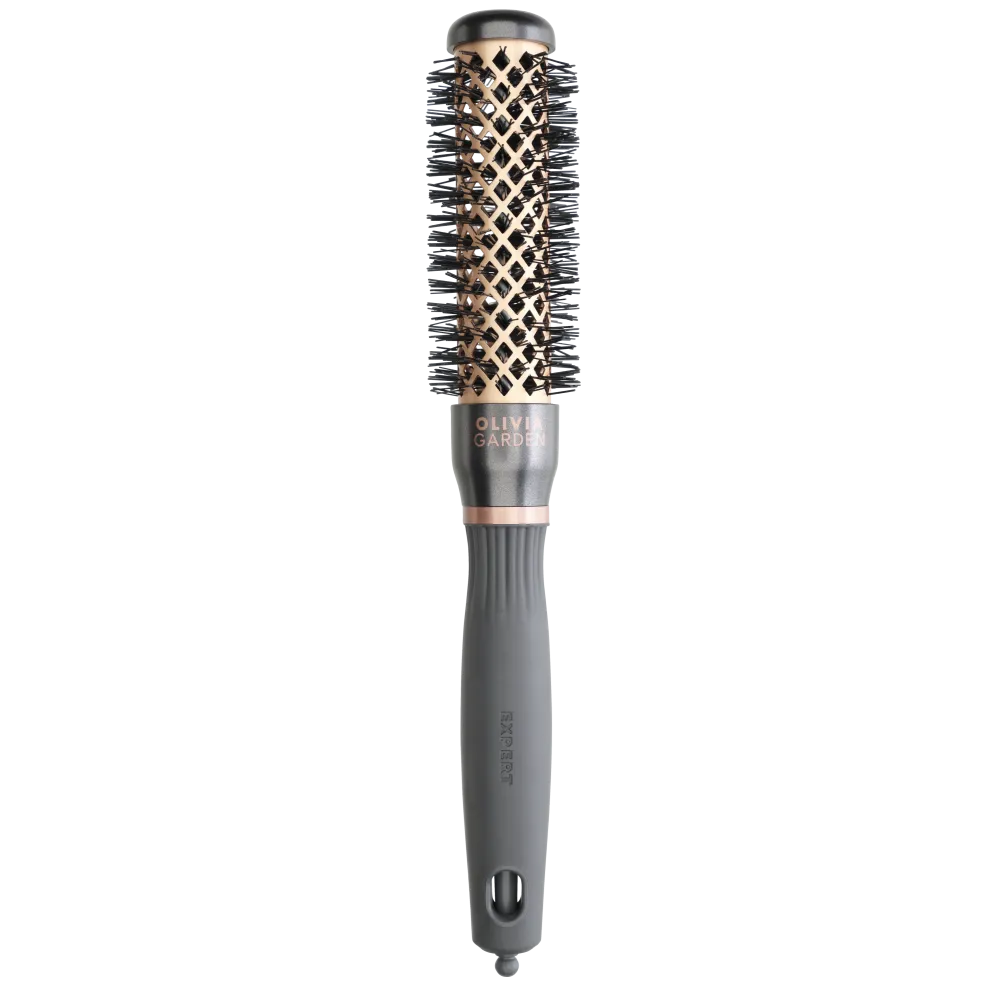 Olivia Garden Expert Blowout Heat Nylgard Bristles– Perie Profesională Termică pentru Păr Gros și Indisciplinat - 25 mm