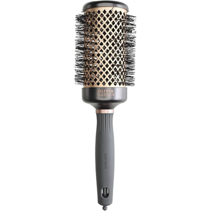 Olivia Garden Expert Blowout Heat Nylgard Bristles– Perie Profesională Termică pentru Păr Gros și Indisciplinat - 55 mm