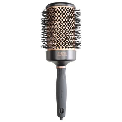Olivia Garden Expert Blowout Heat Nylgard Bristles– Perie Profesională Termică pentru Păr Gros și Indisciplinat - 65 mm