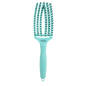 Olivia Garden FingerBrush Combo Medium Mint – Perie Profesională pentru Descurcare Netezire și Volum - Păr