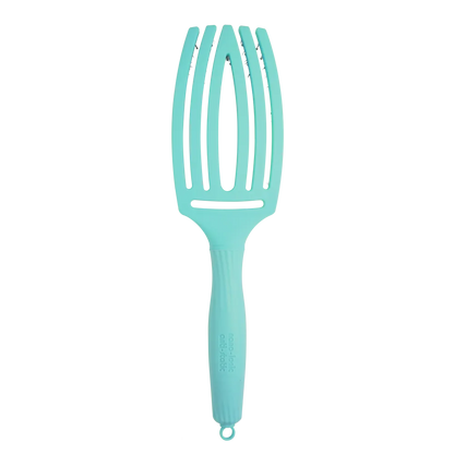 Olivia Garden FingerBrush Combo Medium Mint – Perie Profesională pentru Descurcare Netezire și Volum - Păr