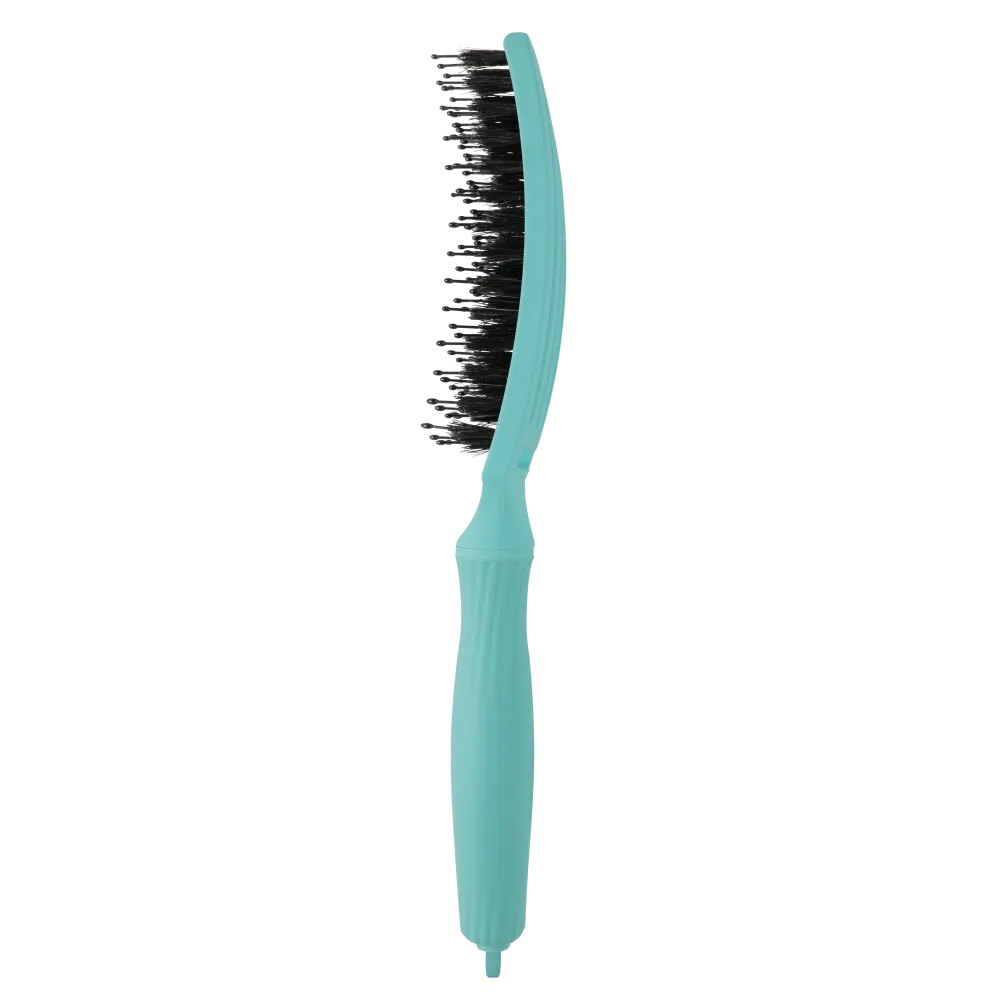 Olivia Garden FingerBrush Combo Medium Mint – Perie Profesională pentru Descurcare Netezire și Volum - Păr