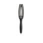 Olivia Garden FingerBrush Combo Small Full Black – Perie Profesională Antistatică pentru Descurcare și Finisaj Neted S