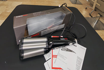 BabylissPro Hi-Def Waver Ondulator De Păr Profesional 19mm CU AMBALAJ DETERIORAT