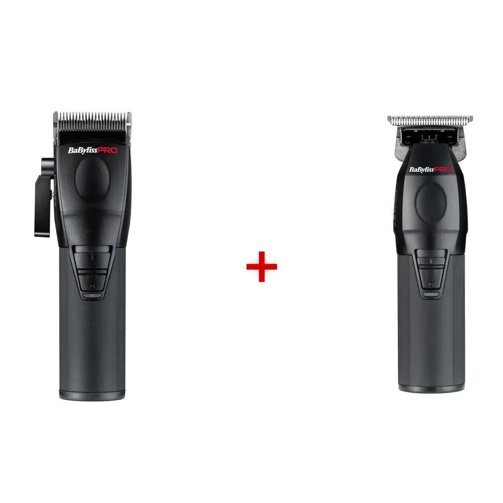 Pachet BaByliss Pro FreshFX Trimmer + Clipper