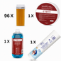 PACHET 96 BUCATI CEARA GALBENA PREMIUM 100 ML