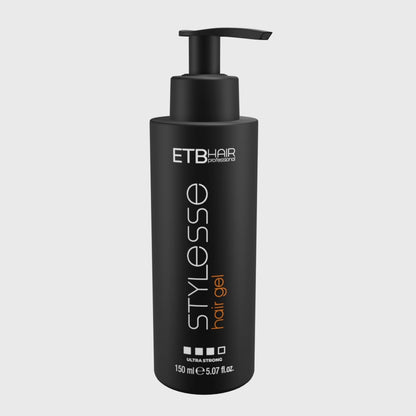 ETB Hair Stylesse Premium Hair Gel Ultra Strong – Gel de păr profesional cu fixare ultra puternică 150 ml