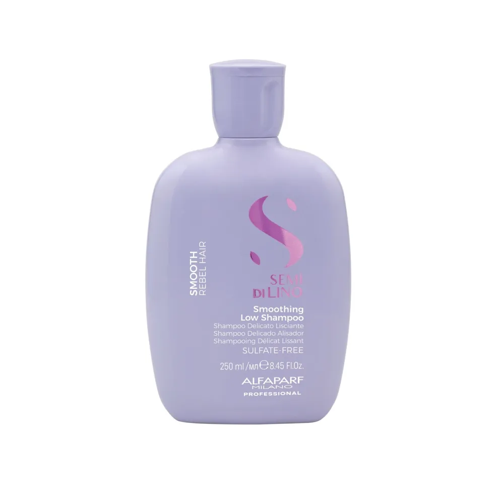 Șampon Hidratant De Netezire Pentru Păr Creț Și Rebel Alfaparf Milano Semi Di Lino Smoothing Shampoo - 250 ml - Păr