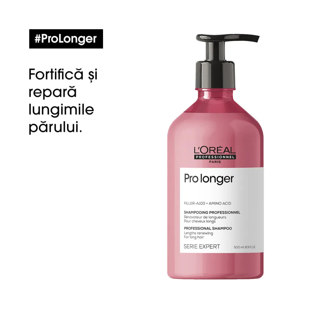 Șampon Pentru A Fortifica Și Repara Lungimile Părului L’Oreal Professionnel Serie Expert Pro Longer 500ml - Păr