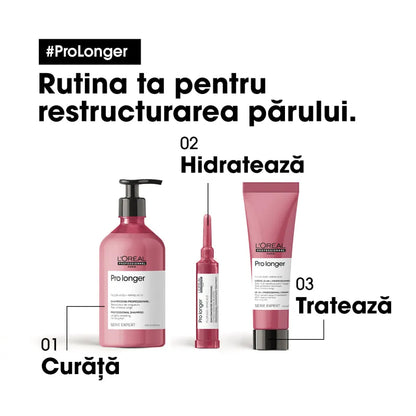 Șampon Pentru A Fortifica Și Repara Lungimile Părului L’Oreal Professionnel Serie Expert Pro Longer 500ml - Păr