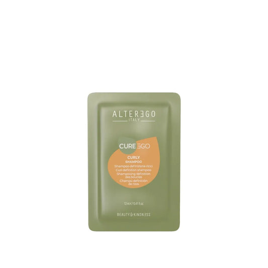 Șampon Pentru Definirea Buclelor AlterEgo CureEgo- Hidratare și Anti-Frizz Pentru Păr Creț Și Ondulat Mostră 12ml - Păr