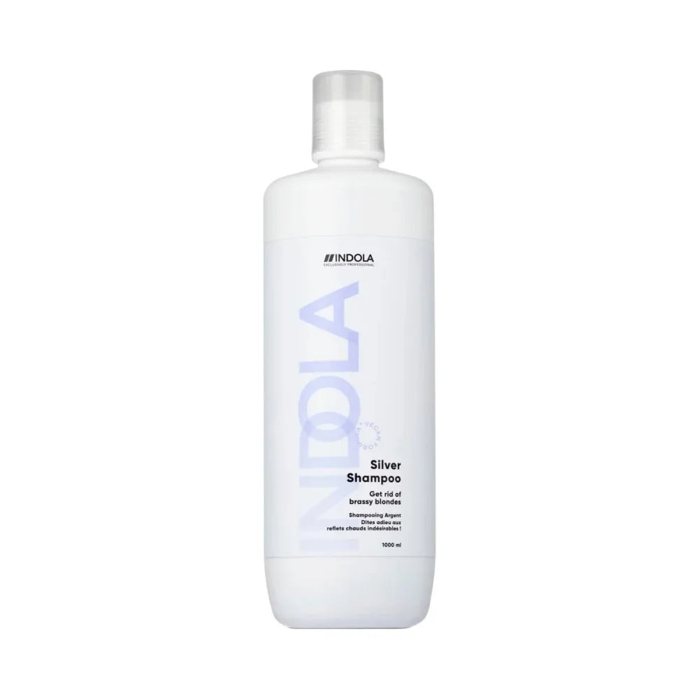 Șampon Pentru Reflexii Reci Indola Color Silver Shampoo - 1000 ml - Păr