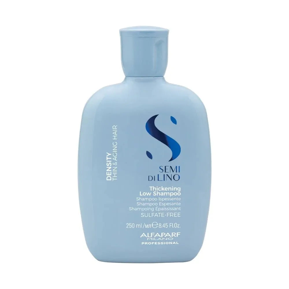 Șampon profesional pentru revitalizarea părului subțire și matur Alfaparf Milano Semi Di Lino Thickening Low