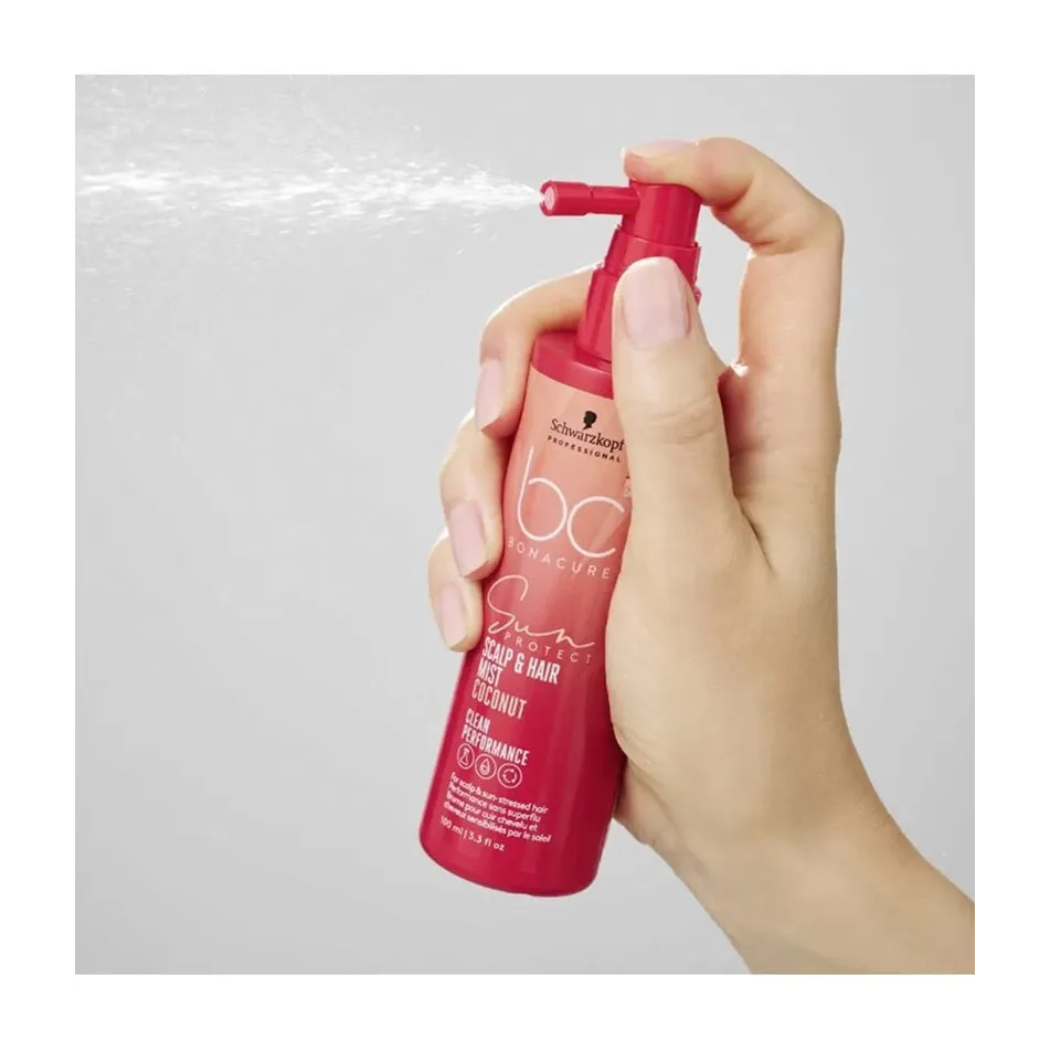 Schwarzkopf BC Sun Scalp & Hair Mist SPF20 – Protecție solară pentru scalp și păr cu ulei de cocos - Păr