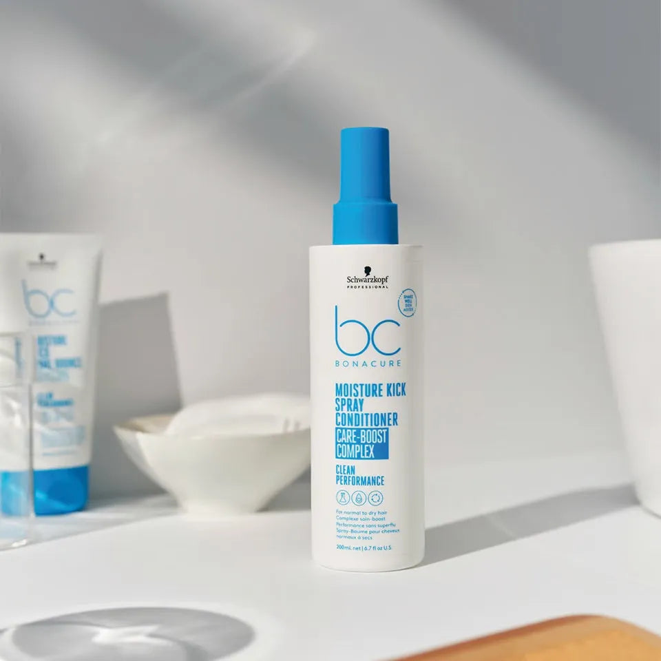 Schwarzkopf Professional BC Bonacure Moisture Kick Spray Conditioner – Balsam Leave-in Profesional pentru Păr Uscat