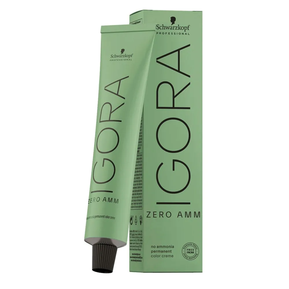 Schwarzkopf Professional IGORA ZERO AMM Vopsea Permanentă Fără Amoniac 60ml – Culoare Naturală Intensă Fără