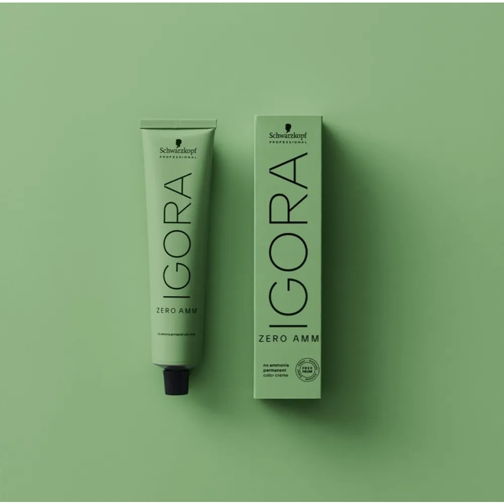 Schwarzkopf Professional IGORA ZERO AMM Vopsea Permanentă Fără Amoniac 60ml – Culoare Naturală Intensă Fără